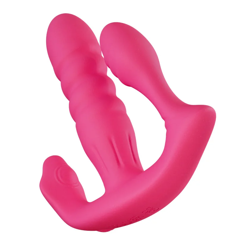 Wireless Wearable Dildo Vibrator for Women Remote Control Telescopic Vibrating Panties Adults Female Clit Masturbation_voghion.com