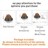 Aquarium Decoration Oxygen Set Fish Tank Silent Air Pumps Air Stone Volcano Conch Bubble Stone Aquarium Accessories Oxygen Pump 5