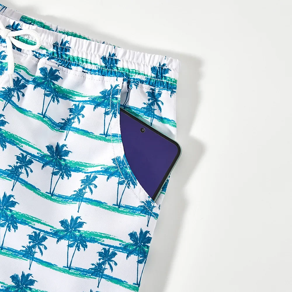 5-14Years Swimming Trunks Teen Boys Soft Beach Pants Holiday College Childrens Beach Shorts