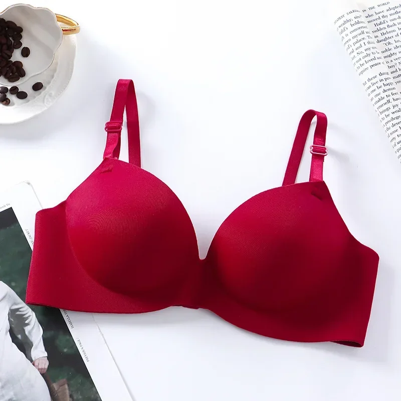 Frauen nahtlosen BH sexy Push-up Bra lette kein Draht Mädchen Studenten atmungsaktive Dessous Mode Tasse drahtlose weibliche Dessous – Detail 12