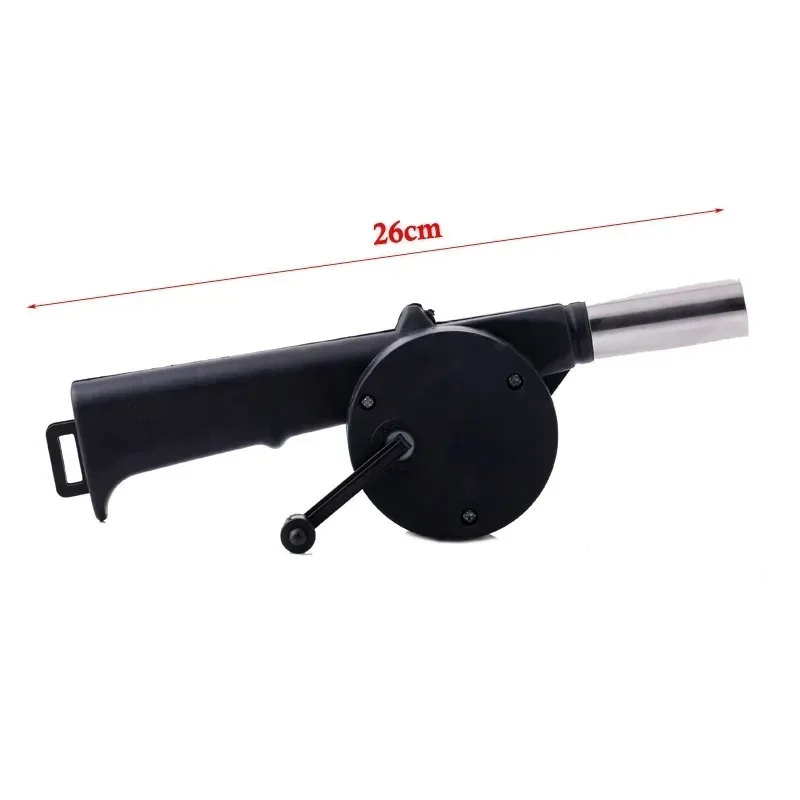 Outdoor Barbecue Fan Hand-crank Air Blower Portable BBQ Grill Fire Bellows Tools Picnic Camping Accessories Kitchen Gadgets
