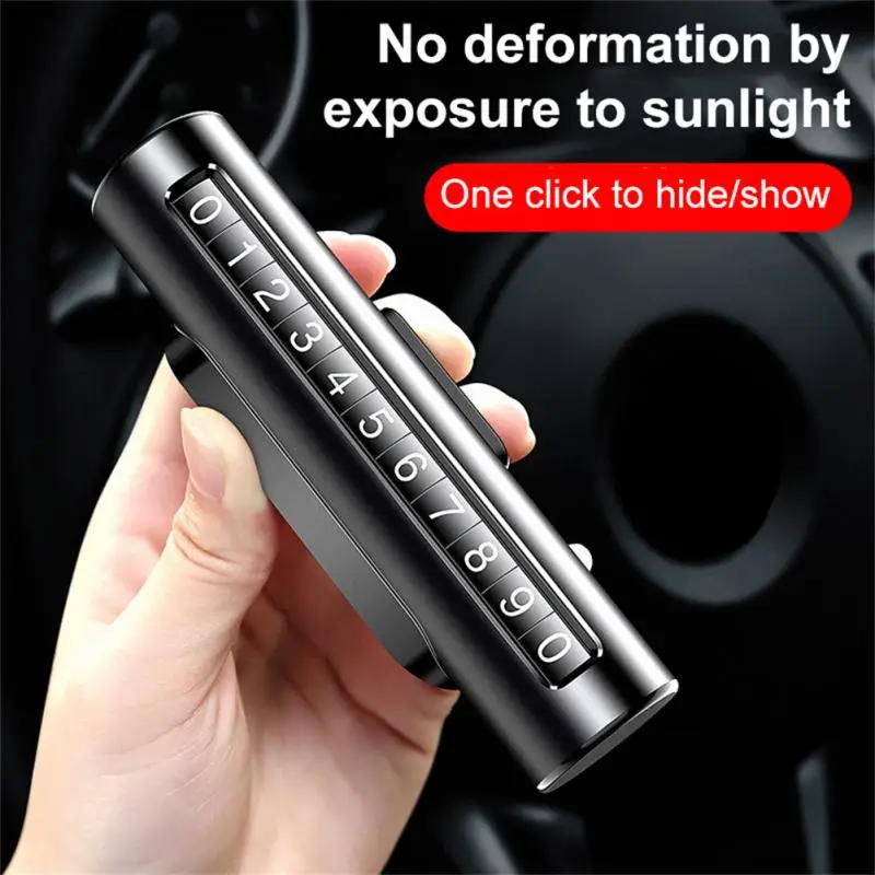 

Автомобильная наклейка с номером телефона, кронштейн с поворотным сплавом, креативные солнцезащитные автомобильные аксессуары, карточка для временной парковки