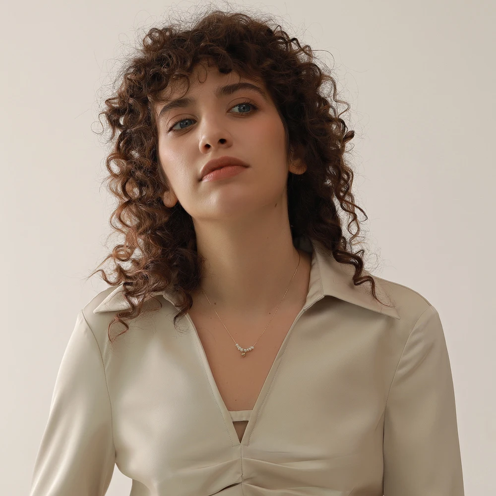 Natural Freshwater Pearls Delicate Korean Gentle Charm Necklace - Image 2