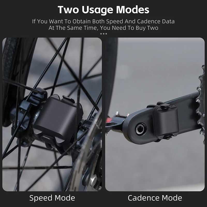 WEST BIKING 사이클링 케이던스 속도 센서, ANT + 블루투스 듀얼 모드 속도계, IP67 방수, 자전거 GPS 컴퓨터와 호환