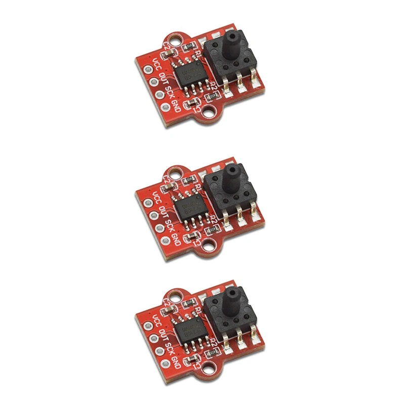 

3X 0-40Kpa Air Pressure Sensor Module Water Level And Liquid Level Sensor Controller Board