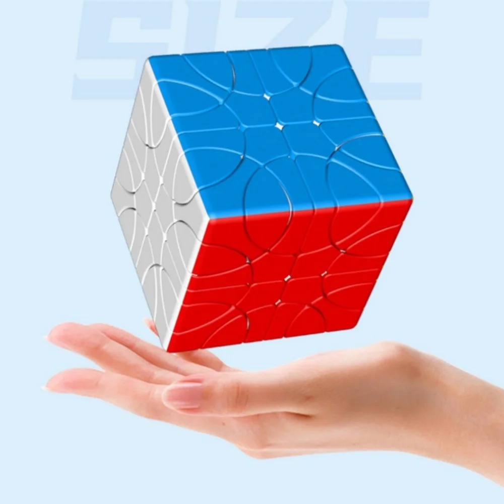 YuXin 57mm Magic Puzzle Corner Helicopter Turning Cube 2x2 Little Magic Stickerless Professional Speed Educational Puzzle Toys 6