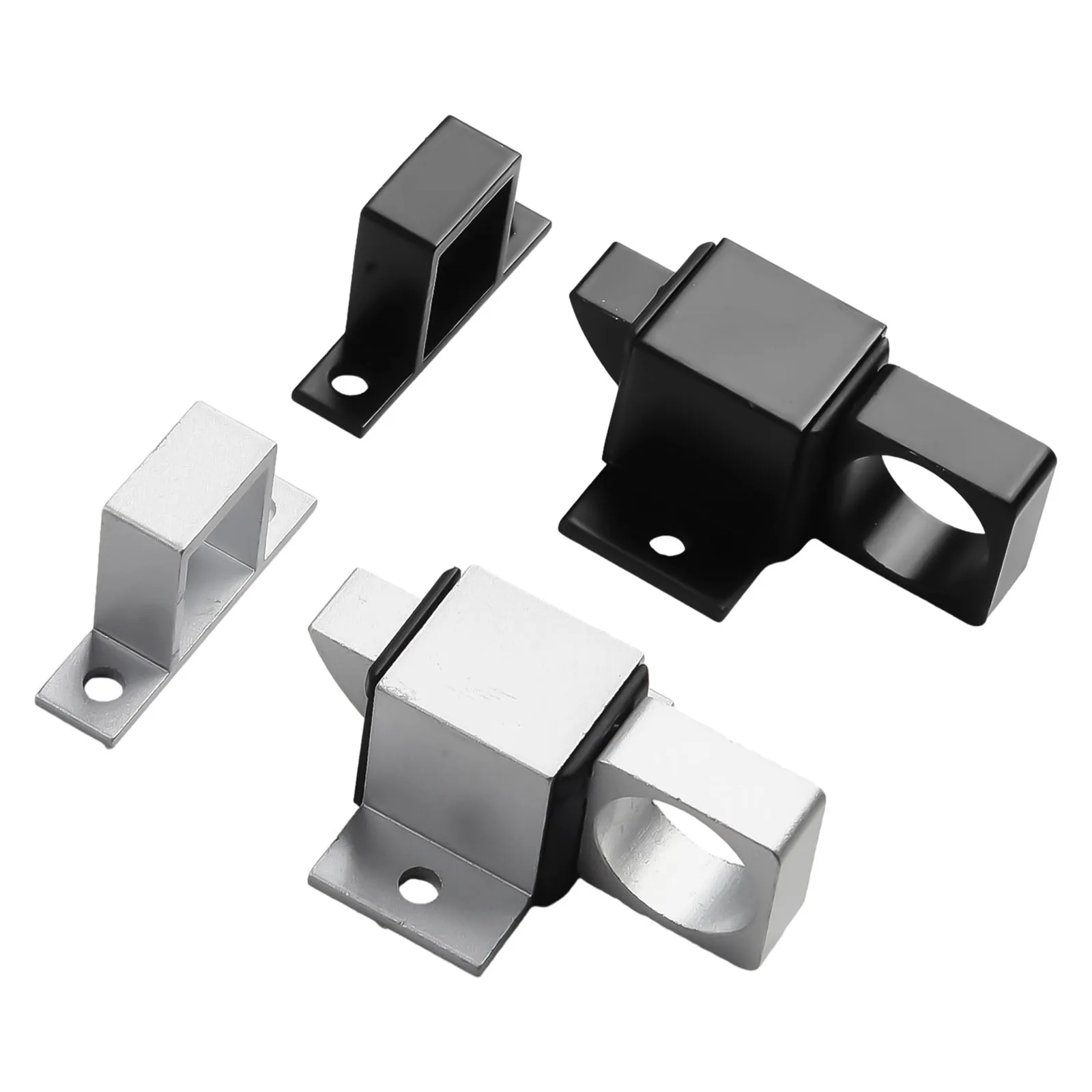 Self-Closing Door Bolt Latch door lock door safety lock toggle latch Aluminum Alloy Latch Lock Pull Ring Spring Bounce Door Bolt For Window Gate Security