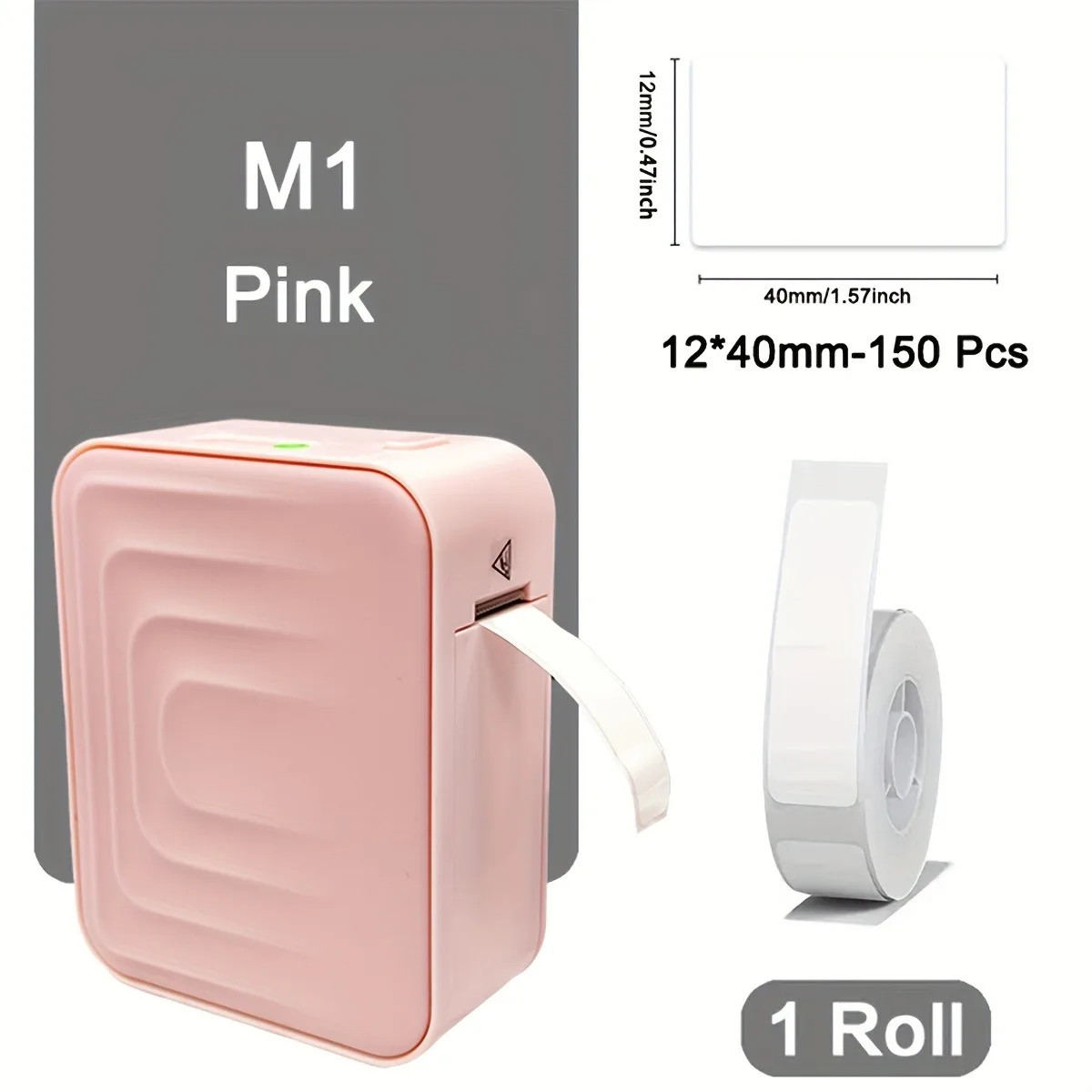 Ofis, Ev, Okul, Küçük İşletmeler için Marklife Taşınabilir Kablosuz Etiket Yazıcısı, Akıllı Telefonlarla Uyumlu Cep Etiket Makinesi