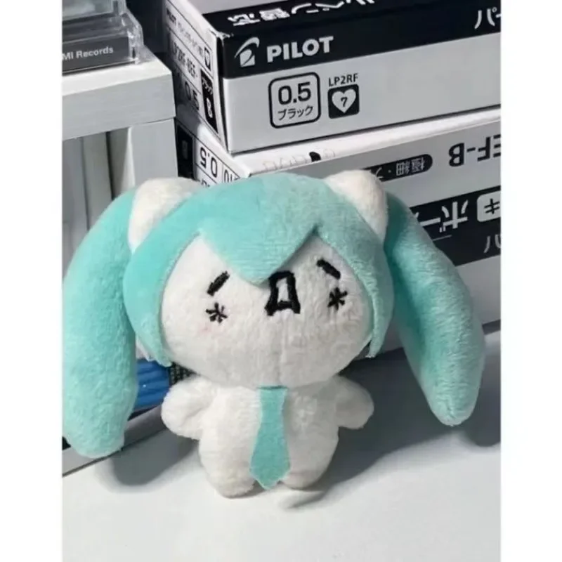 Hatsune Miku Anime Kawaii Mini Q Version Student School Bag Plush Doll Pendant Keychain For Friends