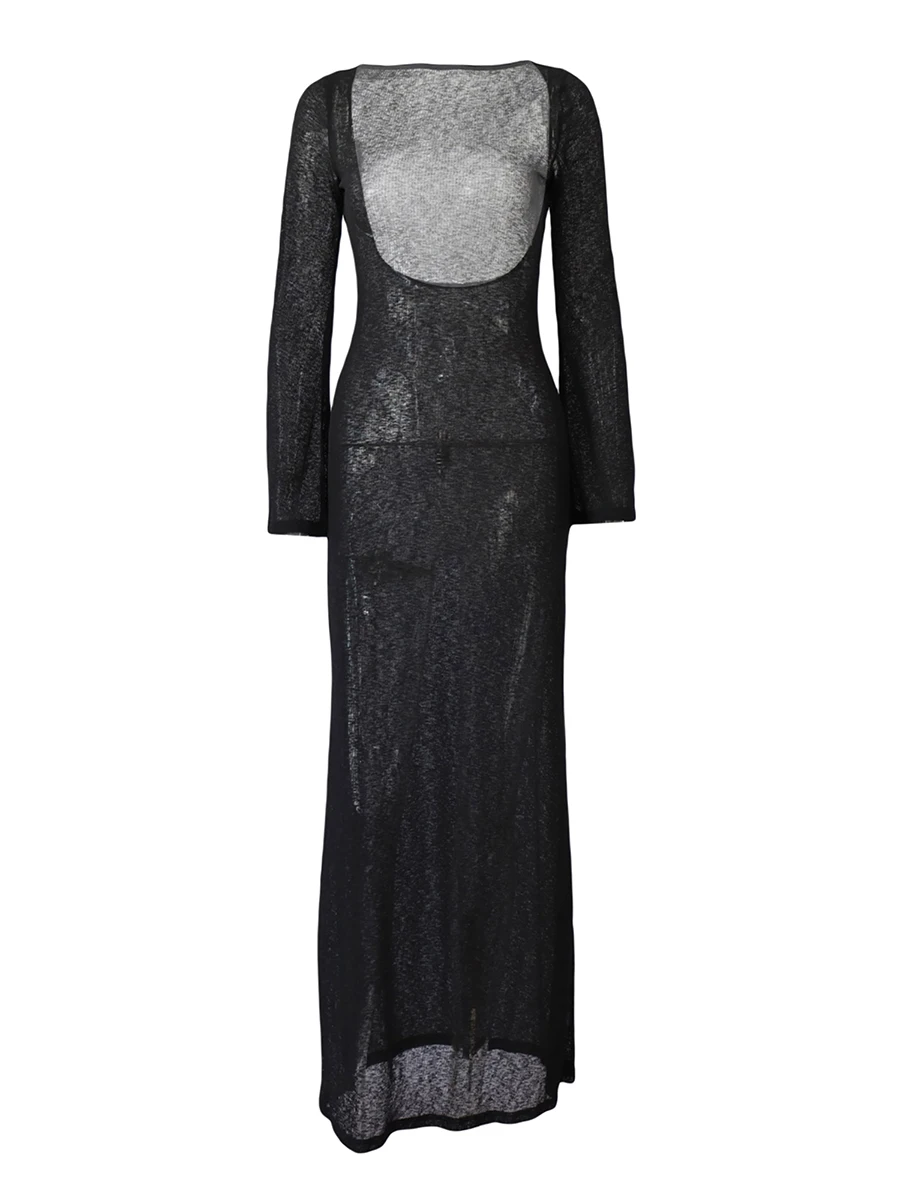 Elegant Off-Shoulder Maxi Dress Short Sleeve V-Neck Floral Print Ruffle Hem Belted Summer Beach Party Long Dress