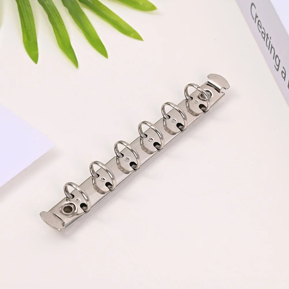 Premium Six-Hole Metal Binding Clip for Loose-Leaf Notebooks and Office Binders