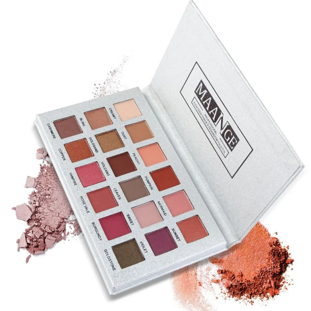 18 Colors Eye Shadow Long Lasting Matte Diamond Glitter Eyeshadow Palette Professional Cosmetics Beauty Makeup |