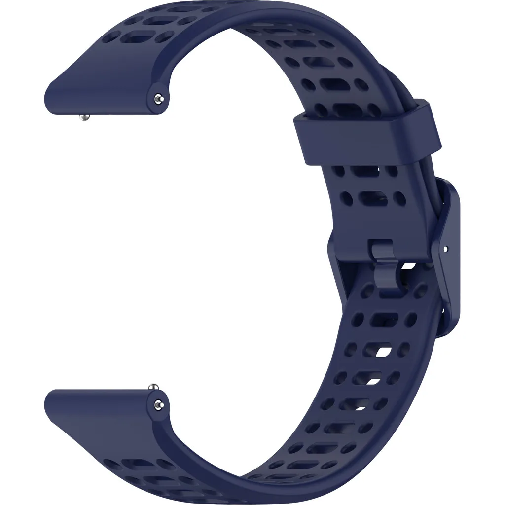 Breathable Candy Color Silicone Strap with Porous Design