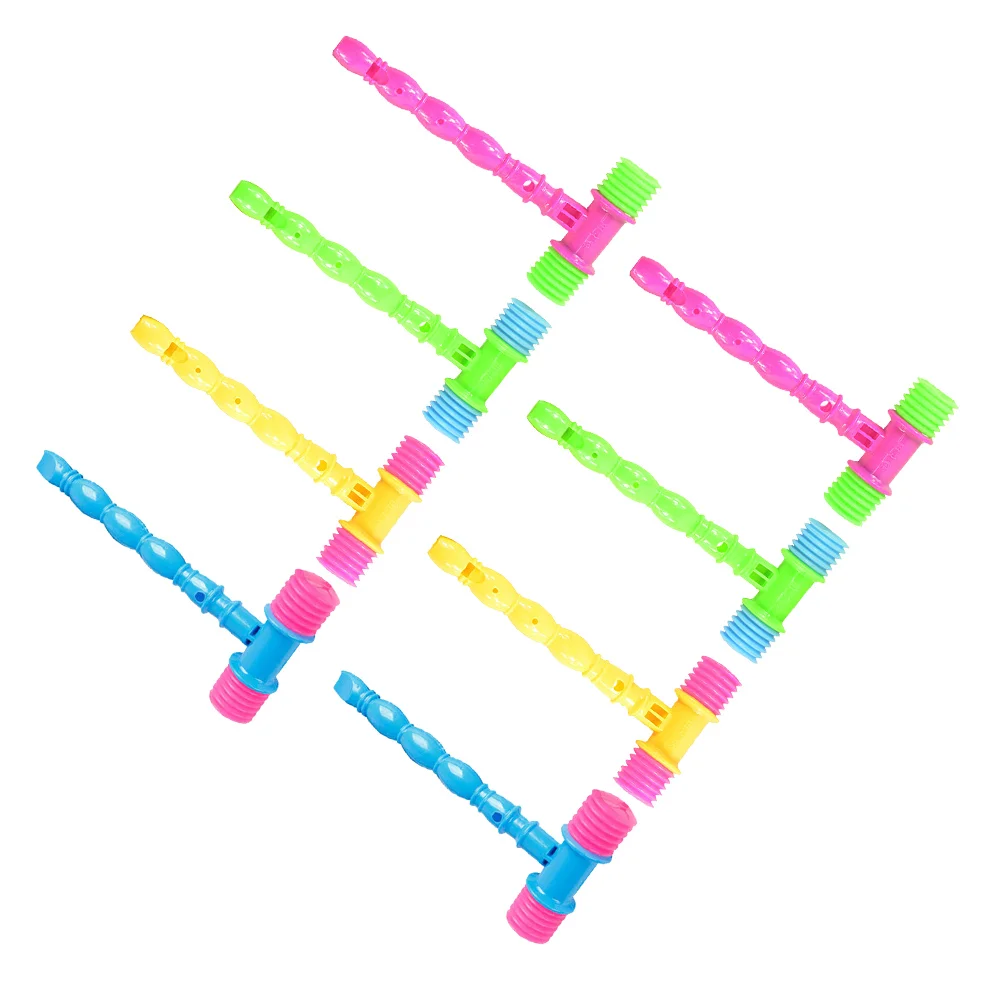 Mini Hammer 8 Pcs Flute Hammer Educational Kids Plaything Music Mini Music Hammer Toys For Kids Gavel Baby Tools for Playing Pvc Small
