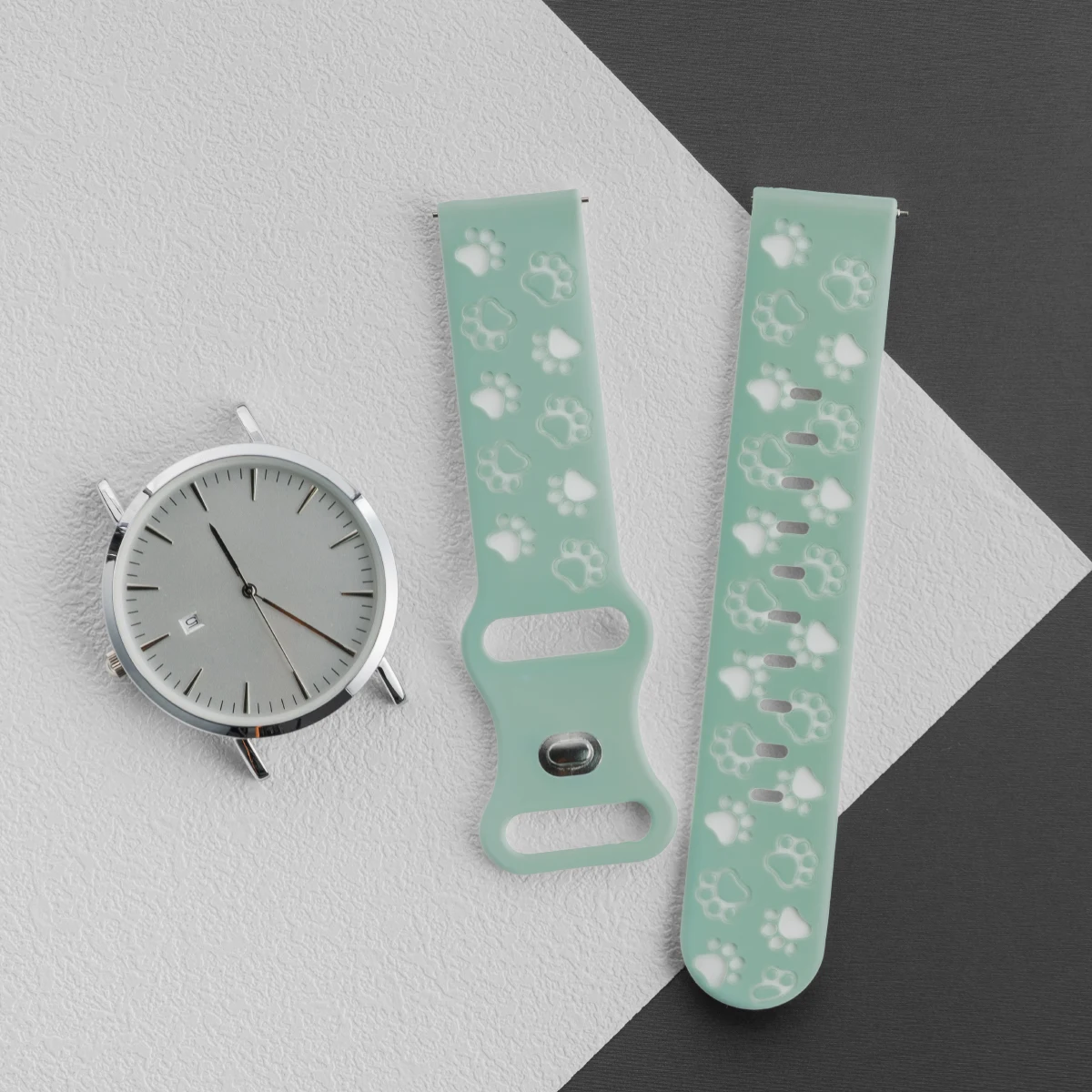 20mm Silicone Wrist Strap for Smartwatches - Durable and Comfortable Wristband