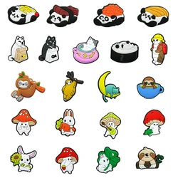 Single Sale Rabbit Panda PVC Shoe Charms Bracelet Wristband Accessories for Girl Boys Adults Men Women Party Favor Gifts