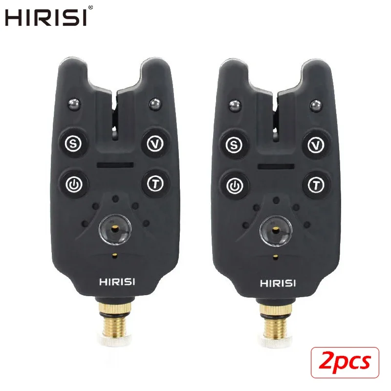 Hirisi B1101 2 Alarmes de Touche Carpe Réglables - Contrôle Volume, Ton, Sensibilité LED Indicateur