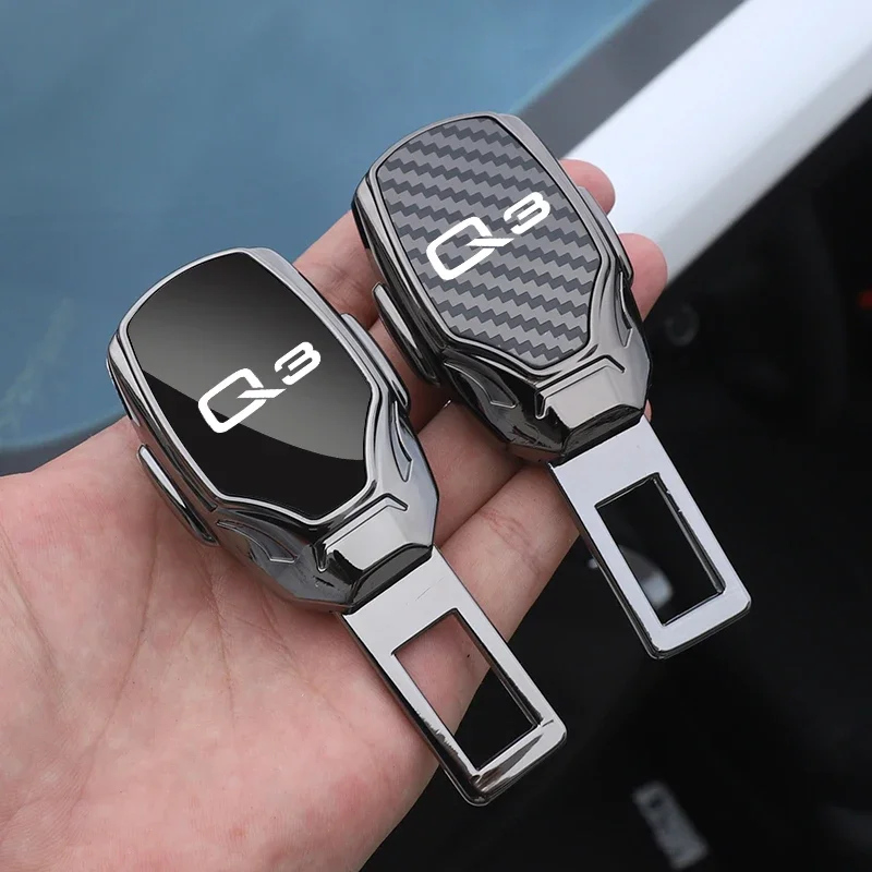 Car Seat Belt Metal Jewelry Seat Belt Accessory Extender For AUDI Q3 1pc