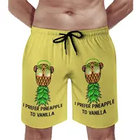 Swingers Pineapple Board Shorts Fruit Men Beach Swimming Trunks Polyester Funny Swim Trunks 1