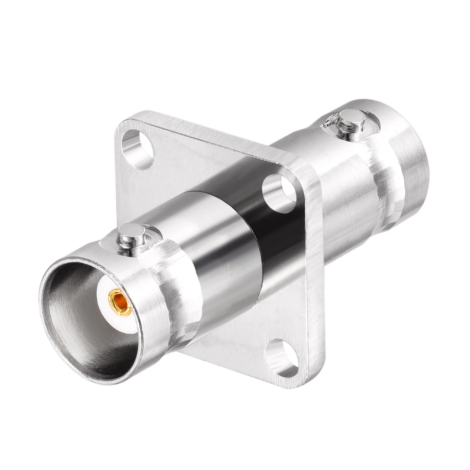 BNC Jack to Female Flange Coaxial Cable Adapter RF Connector