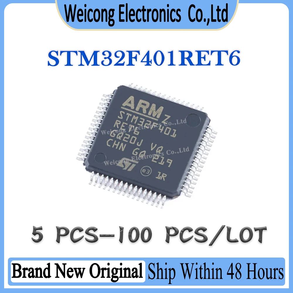 

New Original STM32F STM32F401RET6 STM32F401RET STM32F401RE STM32F401R STM32F401 STM32 STM IC MCU LQFP-64 Chipset