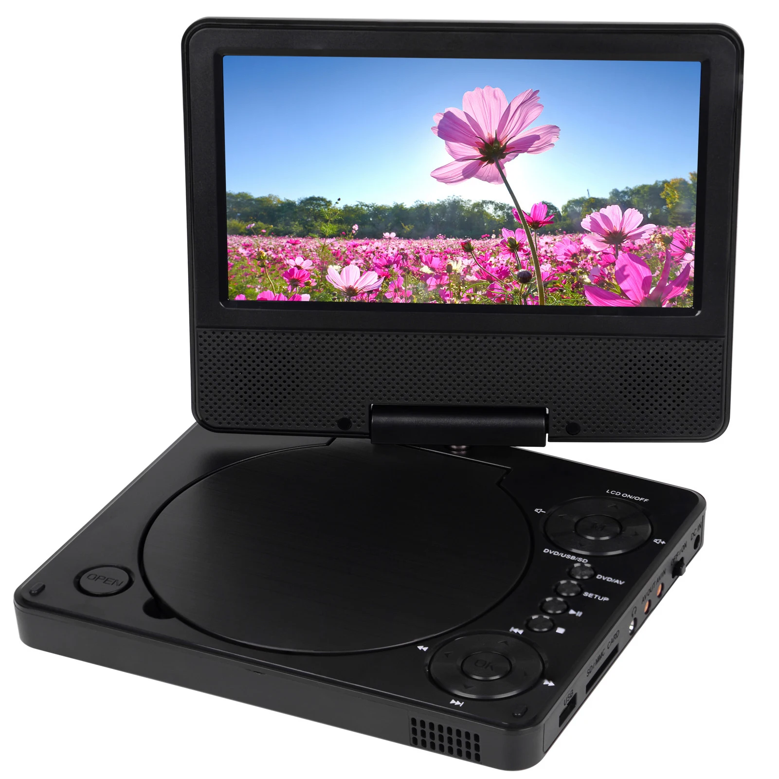 External CD DVD Drive For Laptop Built-in 1000MA Battery Capacity High Volume Speaker 180&deg;