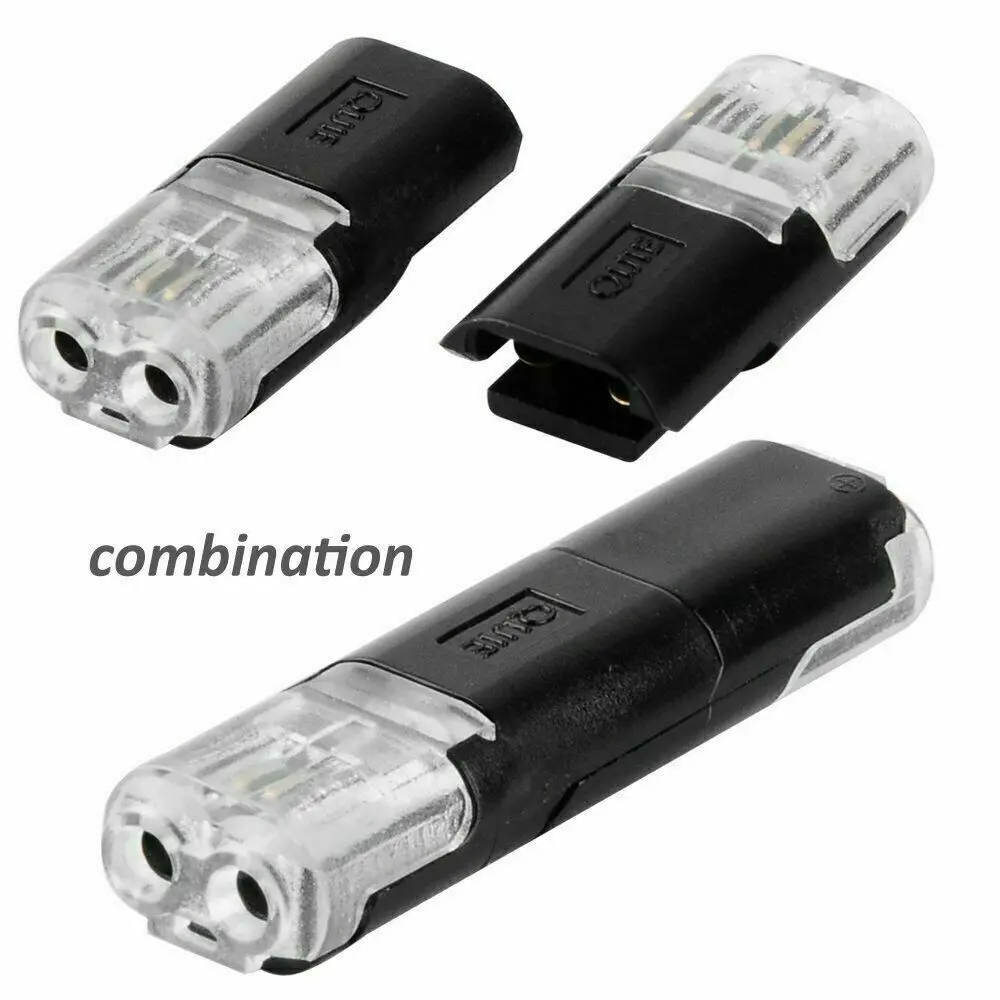 YAODHAOD Conectores de cable automotriz impermeables de 2 pines,Cable de  conectores eléctricos para coche,16AWG desconexión rápida impermeable Plug