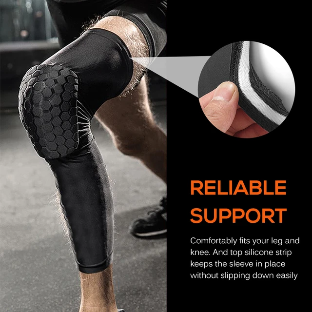 Men Basketball Pants Knee Pads Support Basic Leggings Compression Pants  Sports Protective Anti-collision Gear Padded Pants - AliExpress