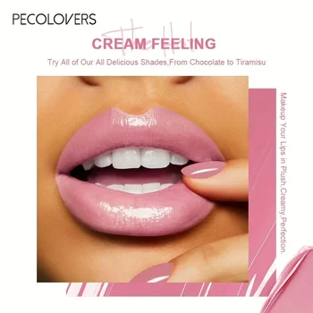 1PC Waterproof Liquid Lipstick 21 Color Vitamin E Makeup Sets Lip Glosses Lip Plumpers 5