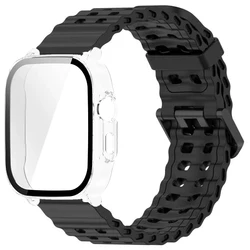 Bracciale in silicone e custodia protettiva per smartwatch - Set accessori premium con proteggi schermo e cinturino