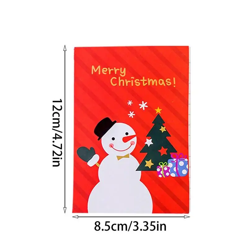 10pcs Mini Christmas Planner For Holiday Shopping List Gift Planner Online Order And Greeting Card Address