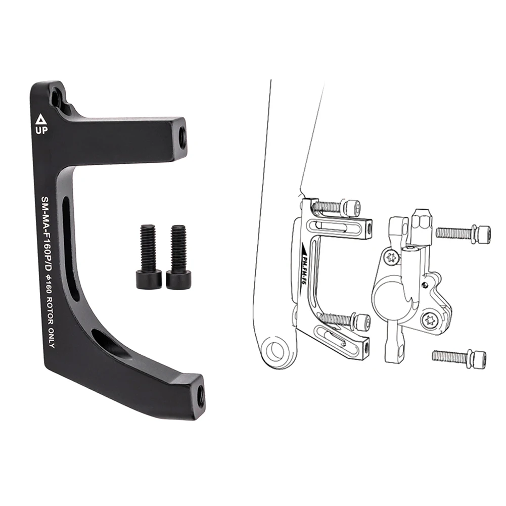 Flat Mount to Post Mount Disc Brake Caliper Adapter