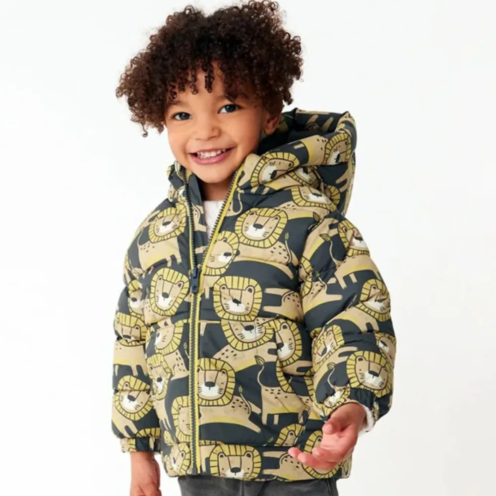 Children's Jackets Winter New Cartoon Fashion Warm Boys Cotton Clothing Cotton Cute Girls Hooded Coat Children's Clothing