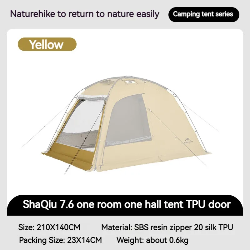 Naturehike DUNE 7.6 Lightweight Modified Dome Tent 4-season Double