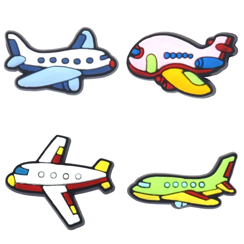 Aviation-Themed PVC Shoe Charms and Accessories