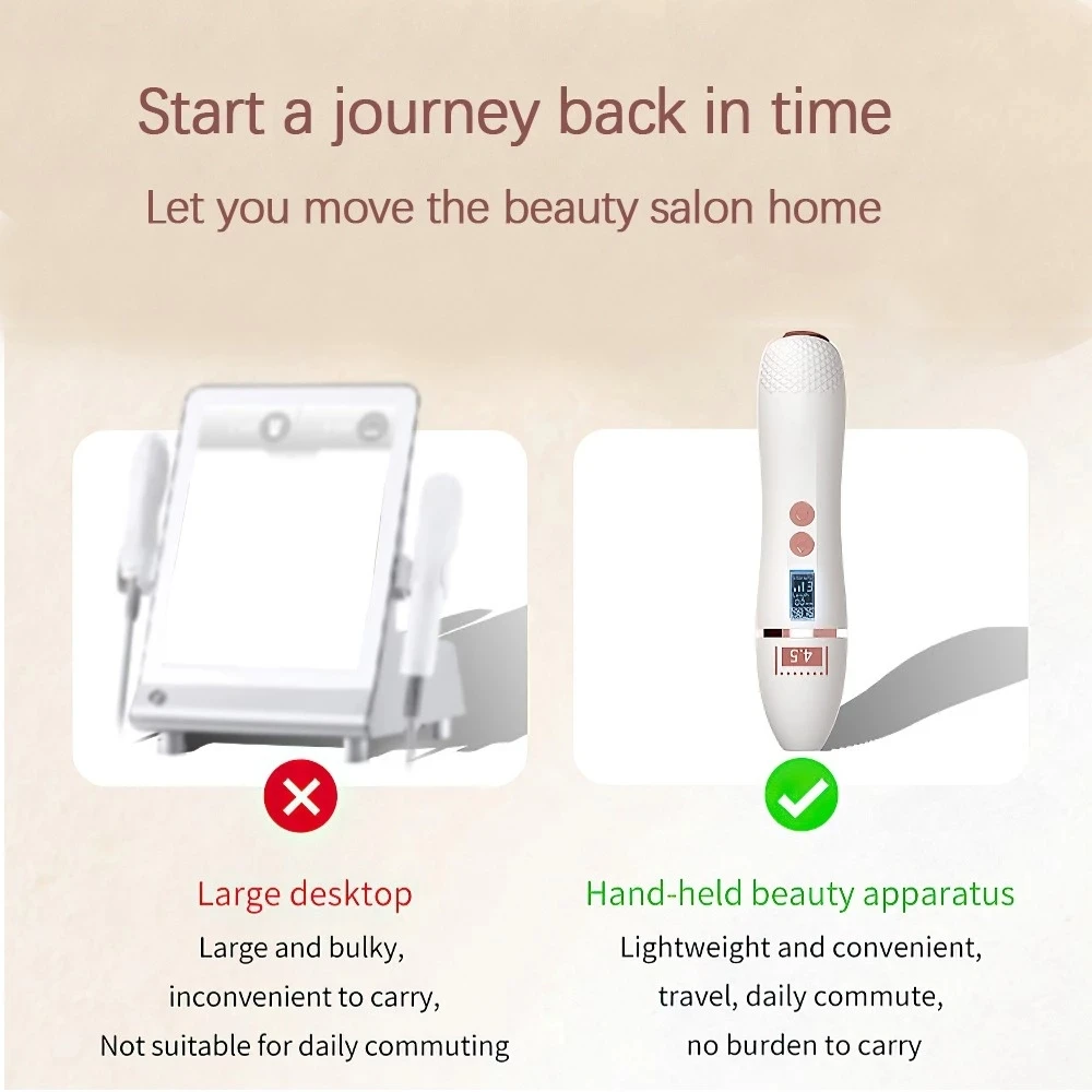 New 7D Mini Hifu Ultrasonic Face Lifting Massager Wrinkle Removal Anti-Aging Skin Tightening Eye Care Beauty Device For Home SPA