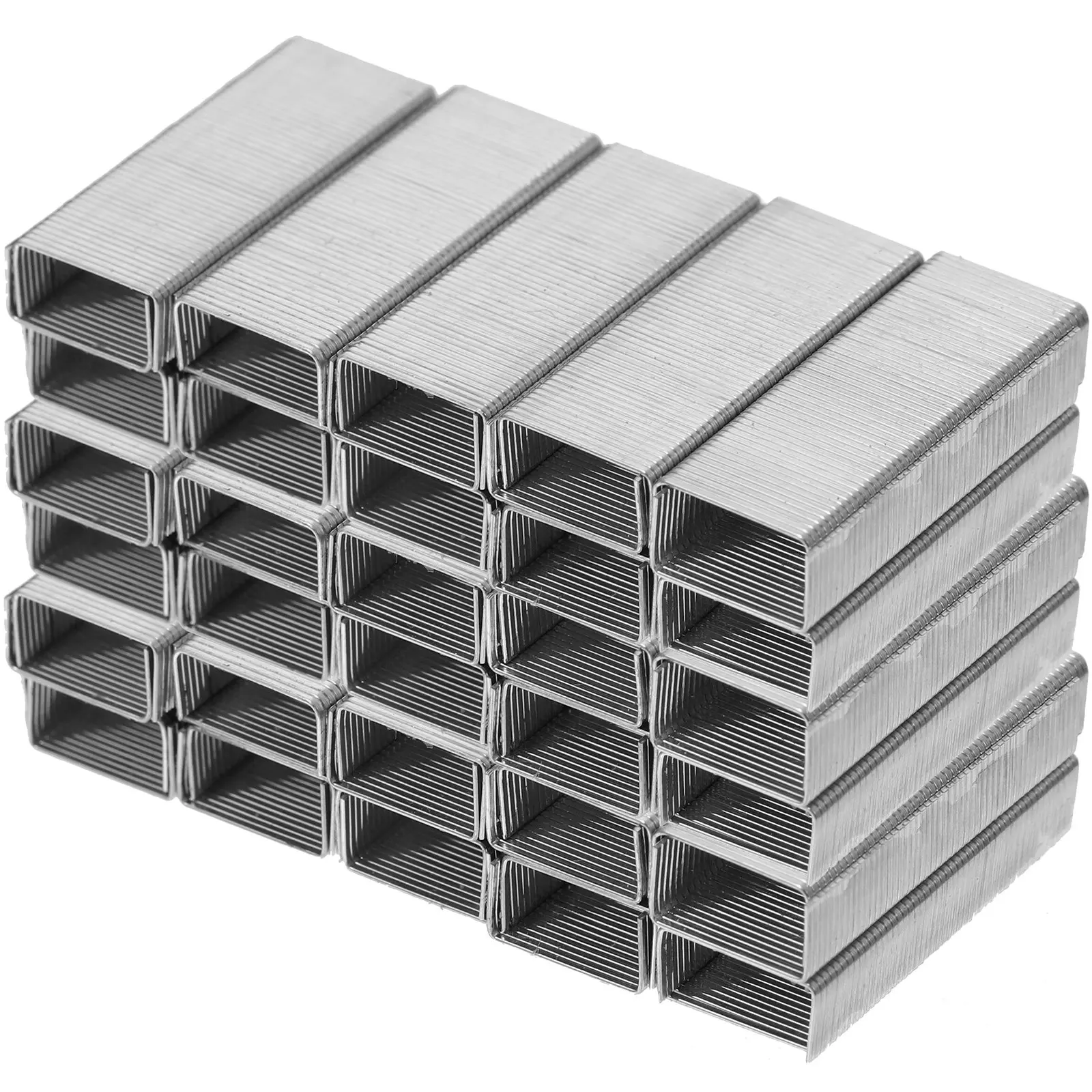 15박스 스테이플 표준형 휴대용 스테이플러 리필 데일리용 바인더 종이 클립 사무용품 파일 액세서리 스테이플 표준형