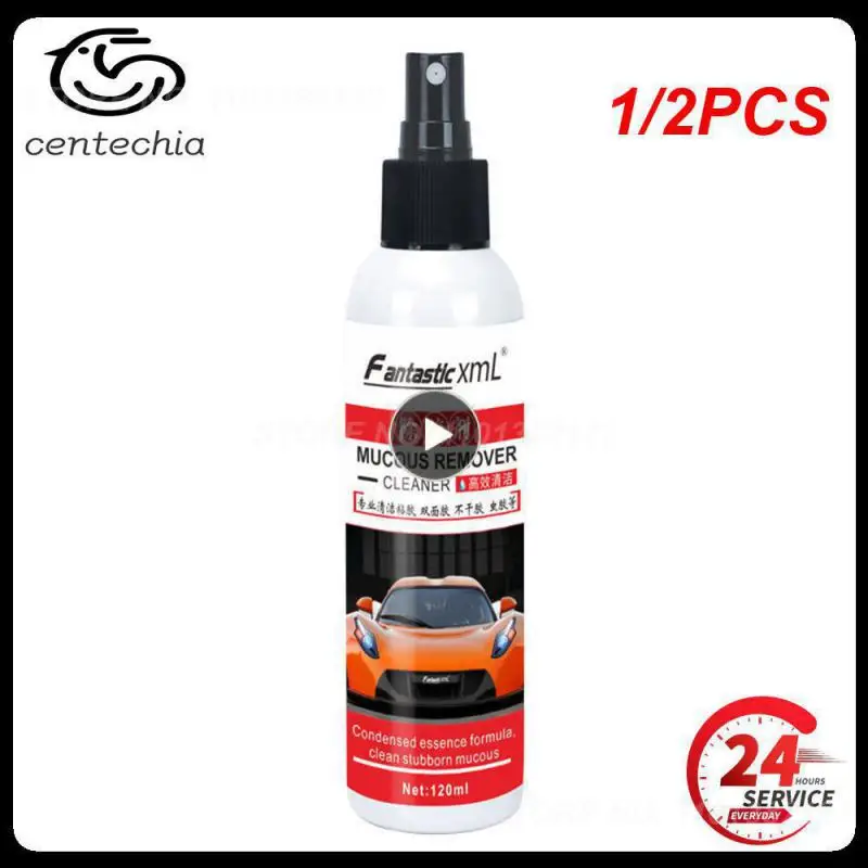 

1/2PCS Sticky Residue Remover Car Window Film Adhesive Remover Sticker Cleaning Spray Glue Remover Cleaning Agent Cleaning
