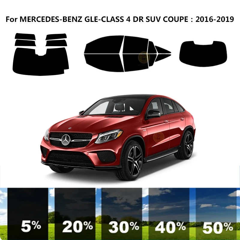 

Precut nanoceramics car UV Window Tint Kit Automotive Window Film For MERCEDES-BENZ GLE-CLASS C292 4 DR SUV COUPE 2016-2019