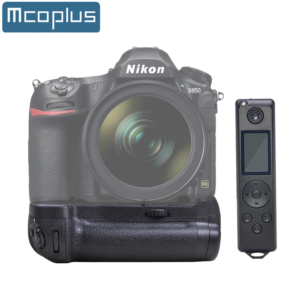 Mcoplus Mb-D18 Impugnatura Verticale Della Batteria Con Telecomando 2.4G Per Fotocamera Nikon D850 Dslr