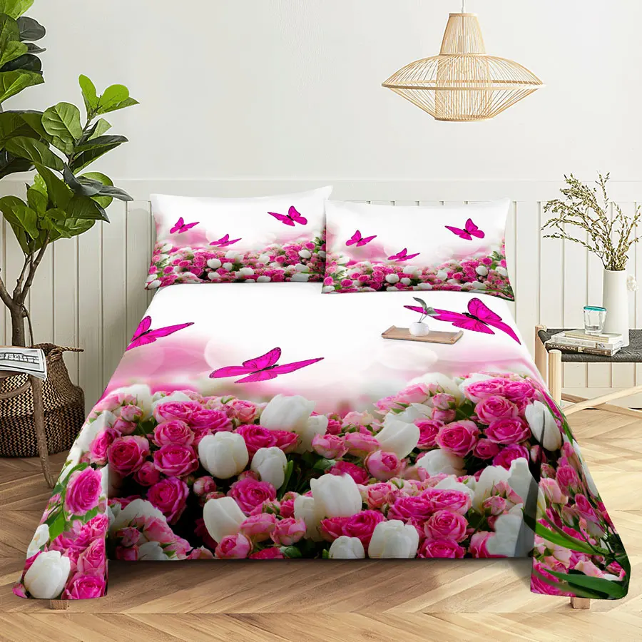 Pink bed sheet 25