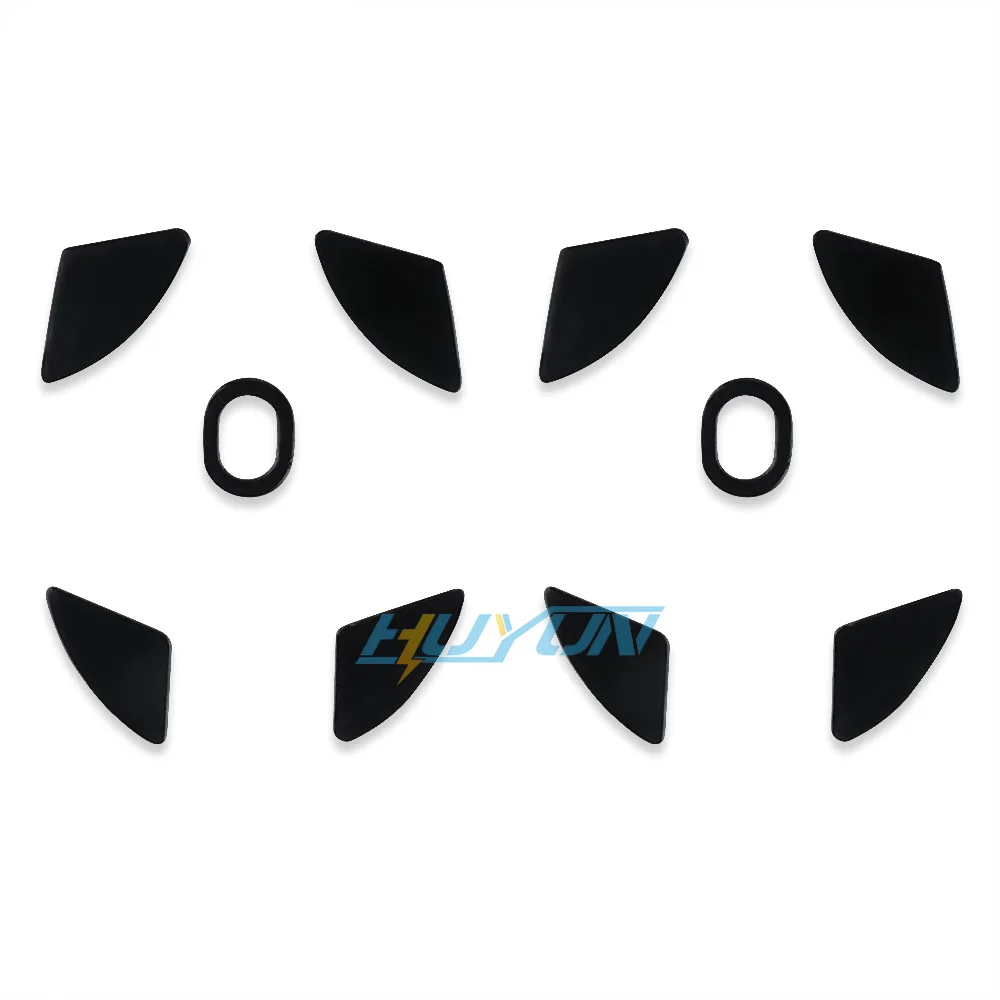 2 Sets Rounded Curved Edges Mouse Skates for COR.SAIR SABRE RGB PRO Wired/Wireless Mouse