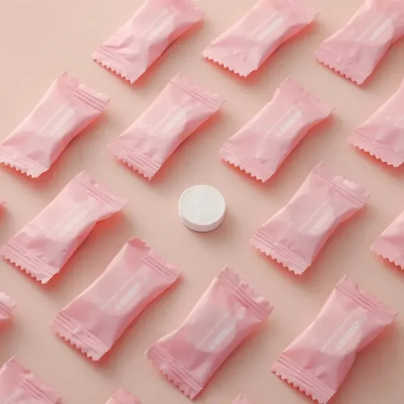 Compressed Bag 50PCS Compressed Towels Travel In Suitable For Sensitive Skin Cotton Cleansing Towel Disposable Face Pack