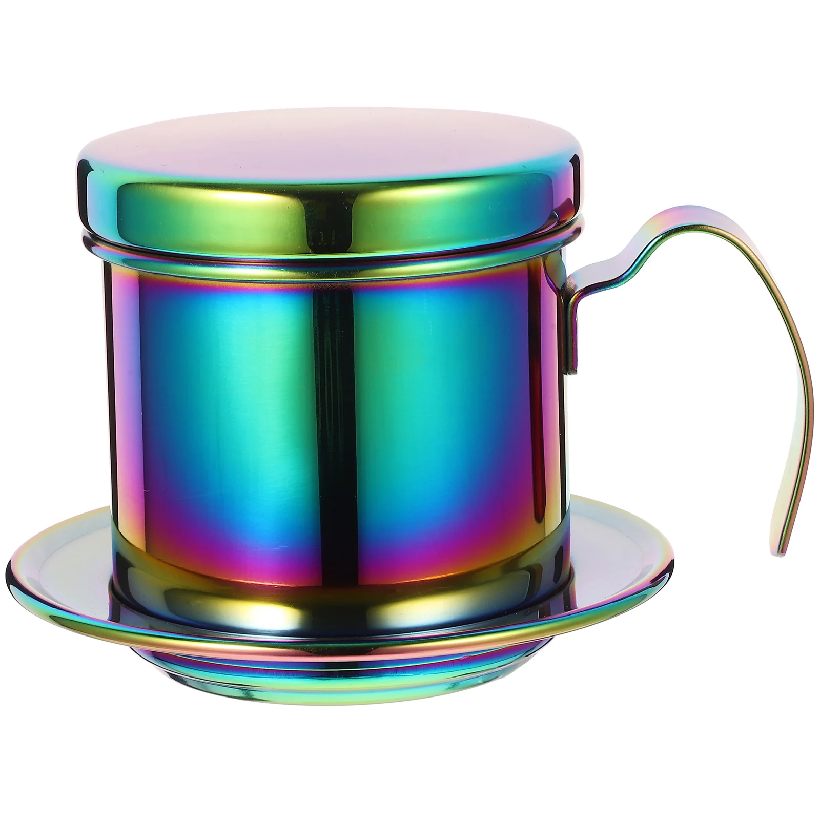 

Coffee Dripper Metal Pour Over Making Drop Camping Filter Cup Stainless Steel Funnel Travel L'or