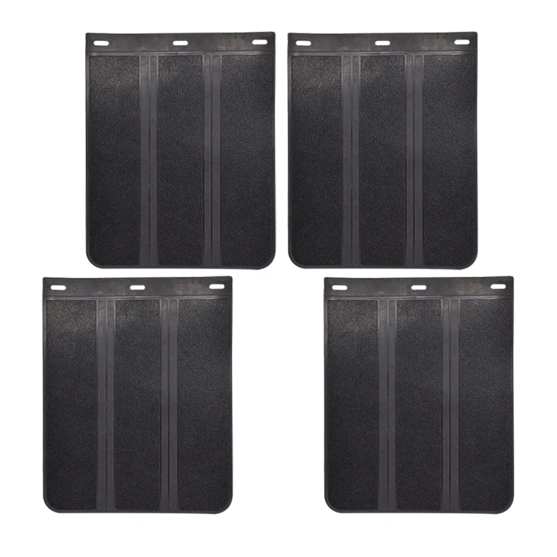 FALVFUN Lot De 4 Bavettes Garde-boue Avant Et Arrière Pliables Et Flexibles Avec Vis, Accessoires D'évasement Extérieurs Automobiles, Universels Pour SUV, Berline, Camion (rouge