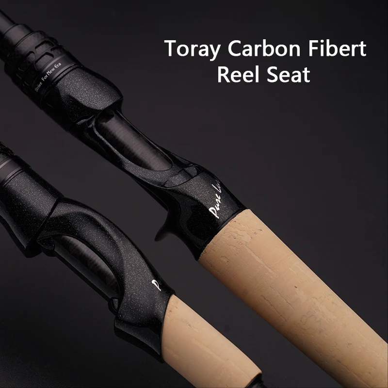 PURELURE SHARPEN Travel Soft Lure Long Spinning and Casting XF/MF Action Rods FUJI Components Bass Pike Rod Fishing Rod Reel 5