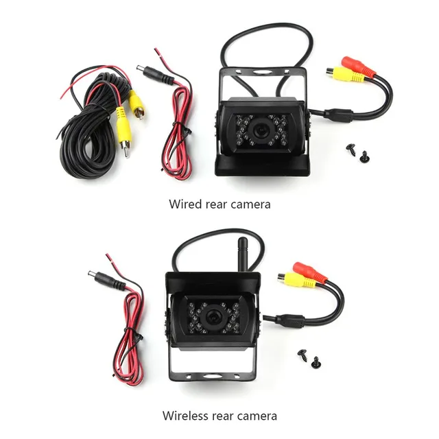 CICMOD Backup Camera for Truck RV Trailer Camper Van Waterproof 12V 24V  Rear View Camera System with 7 Inch Monitor