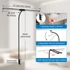 Dimmable Double Head LED Desk Lamp With USB Charge Office Reading Lights High Bright Folding Table Lamp Working Lighting Lights 3
