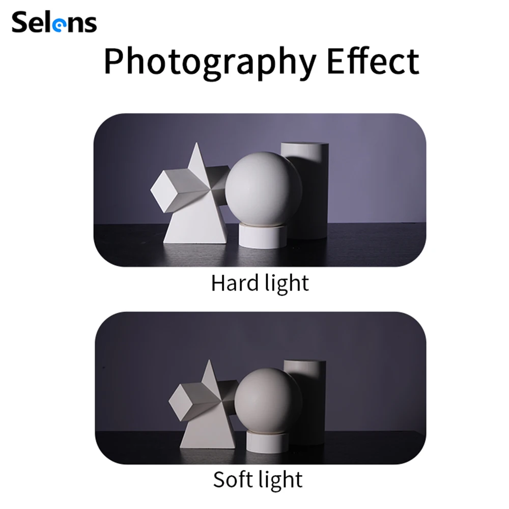 Selens Flash Light Silicone Light Diffuser Rubber Sphere For Canon Nikon Yongnuo Camera Flash Photography Props