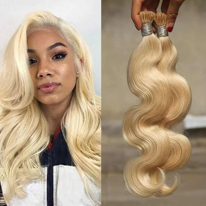Remy Hair I Tip Human Hair Extension Body Wave Pre Bonded Keratin Fusion Human Extensions 1g/s 14-26 inch hair extensions